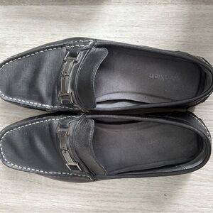 Calvin Klein Men's Gray Slip-On Loafers